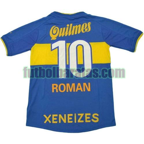 tailandia camiseta roman 10 boca juniors 2000 primera equipacion