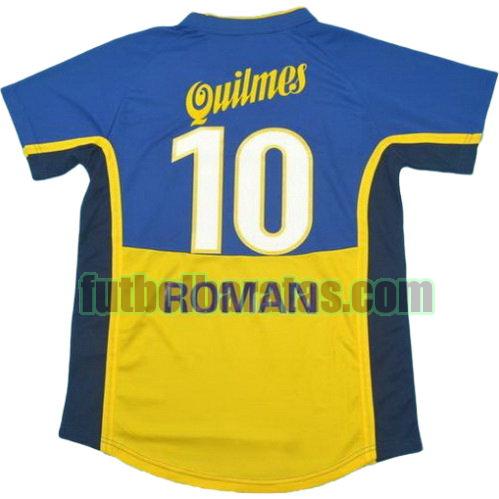 tailandia camiseta roman 10 boca juniors 2001 primera equipacion