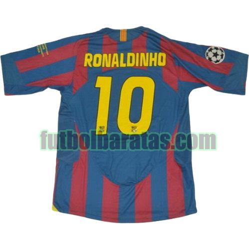 tailandia camiseta ronaldinho 10 barcelona 2005-2006 primera equipacion