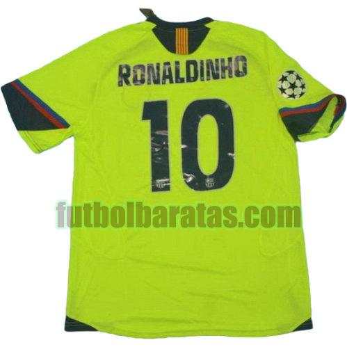 tailandia camiseta ronaldinho 10 barcelona lfp 2005-2006 segunda equipacion