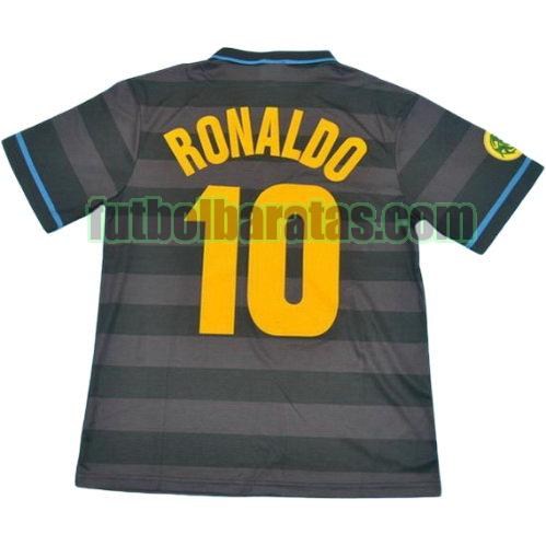tailandia camiseta ronaldo 10 inter milan 1997-1998 segunda equipacion