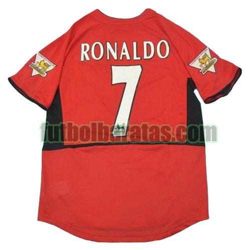 tailandia camiseta ronaldo 7 manchester united 2002-2004 primera equipacion