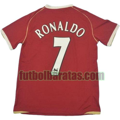 tailandia camiseta ronaldo 7 manchester united 2005-2006 primera equipacion