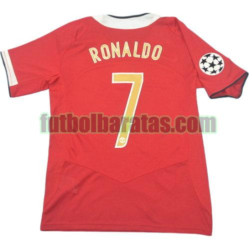 tailandia camiseta ronaldo 7 manchester united 2006-2007 primera equipacion