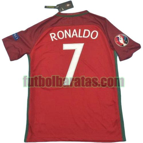 tailandia camiseta ronaldo 7 portugal 2016 primera equipacion