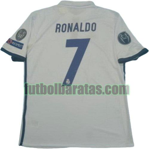 tailandia camiseta ronaldo 7 real madrid 2016-2017 primera equipacion