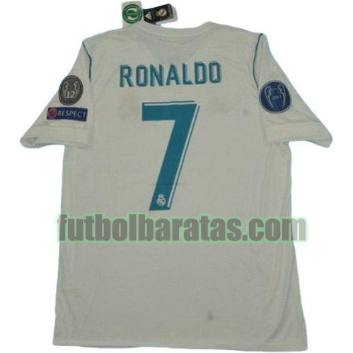 tailandia camiseta ronaldo 7 real madrid ucl 2017-2018 primera equipacion