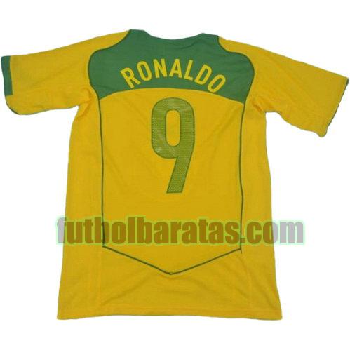 tailandia camiseta ronaldo 9 brasil 2004 primera equipacion