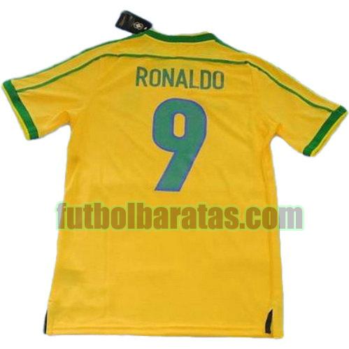 tailandia camiseta ronaldo 9 brasil copa mundial 1998 primera equipacion