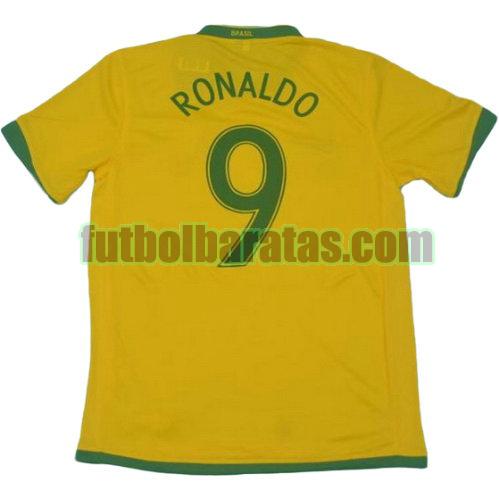 tailandia camiseta ronaldo 9 brasil copa mundial 2006 primera equipacion