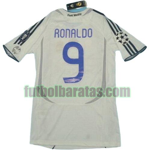 tailandia camiseta ronaldo 9 real madrid 2006-2007 primera equipacion