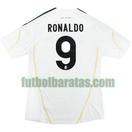 tailandia camiseta ronaldo 9 real madrid 2009-2010 primera equipacion