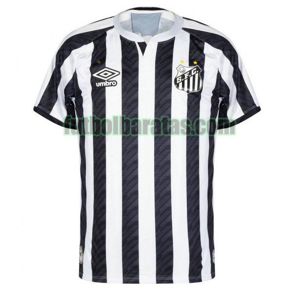 tailandia camiseta santos fc 2020-2021 negro blanco segunda