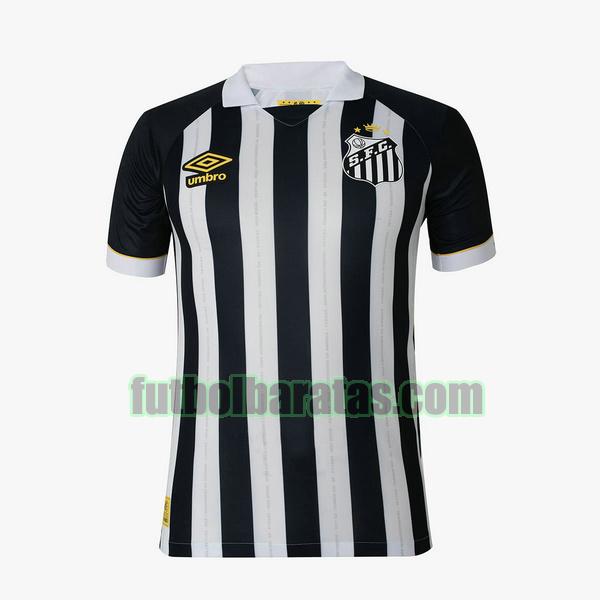 tailandia camiseta santos fc 2023 2024 negro blanco segunda