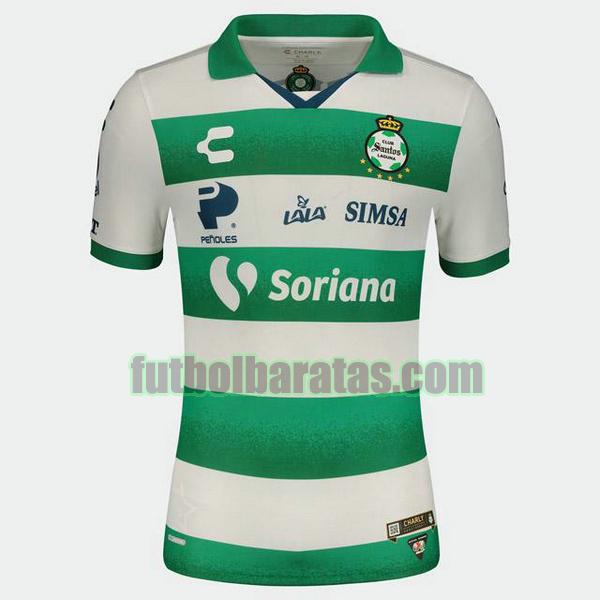 tailandia camiseta santos laguna 2021 2022 verde blanco primera