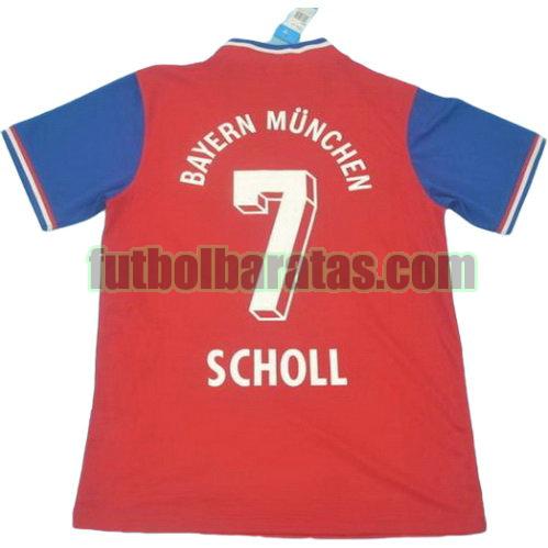 tailandia camiseta scholl 7 bayern de múnich 1993 primera equipacion