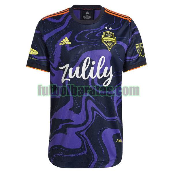 tailandia camiseta seattle sounders fc 2021 2022 púrpura segunda