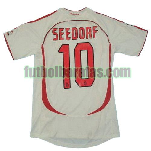 tailandia camiseta seedorf 10 ac milan 2006-2007 segunda equipacion