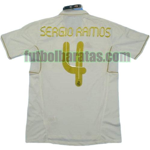 tailandia camiseta sergio ramos 4 real madrid 2011-2012 primera equipacion