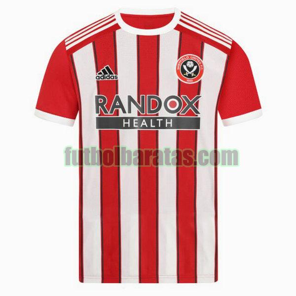 tailandia camiseta sheffield united 2021 2022 rojo blanco primera