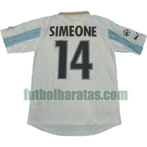 tailandia camiseta simeone 14 lazio 2000-2001 primera equipacion