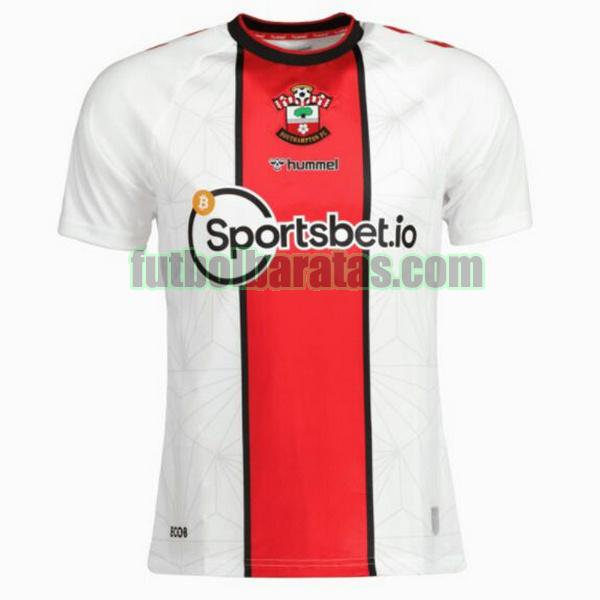 tailandia camiseta southampton 2022 2023 blanco rojo primera