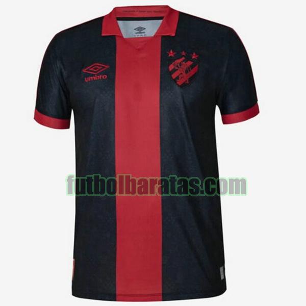 tailandia camiseta sport recife 2023 2024 negro rojo tercera