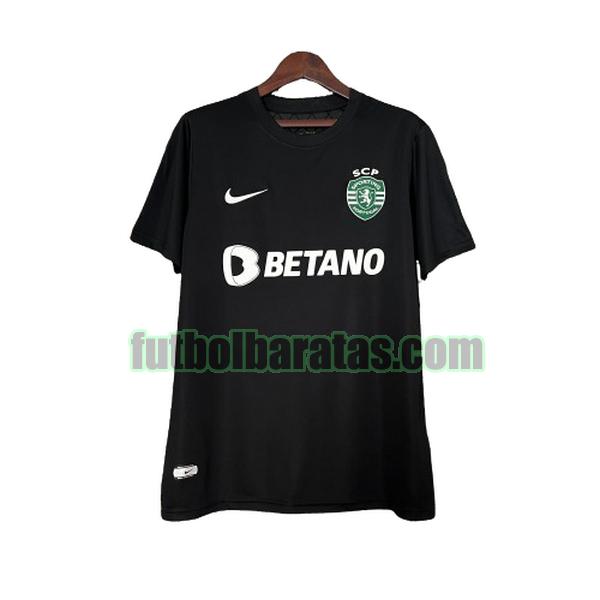 tailandia camiseta sporting cp 2024 2025 negro fourth