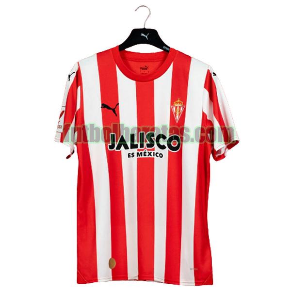 tailandia camiseta sporting gijon 2023 2024 rojo blanco primera