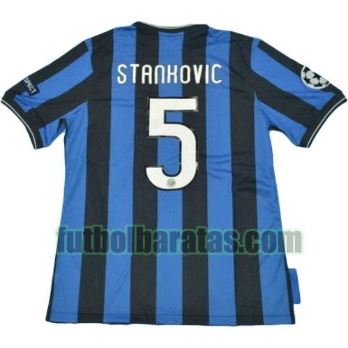 tailandia camiseta stankovic 5 inter milan ucl 2010-2011 primera equipacion