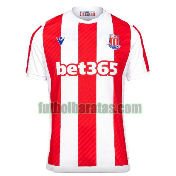 tailandia camiseta stoke city 2021 2022 rojo blanco primera