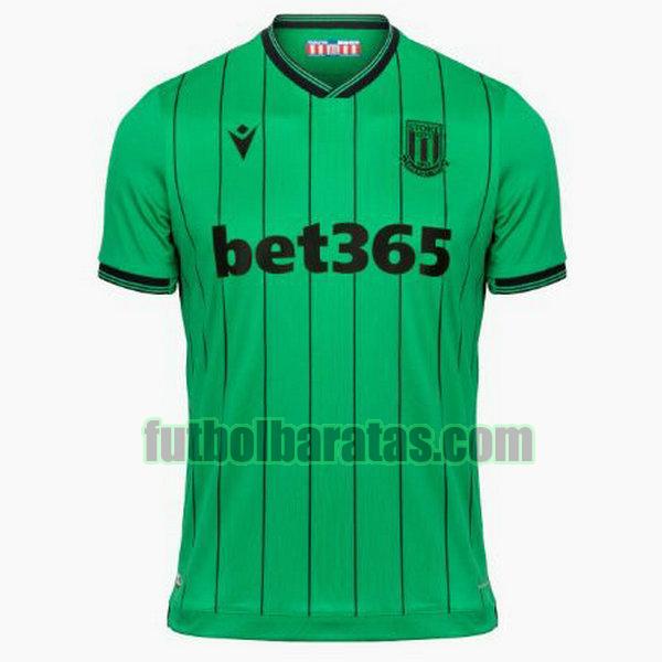 tailandia camiseta stoke city 2021 2022 verde segunda