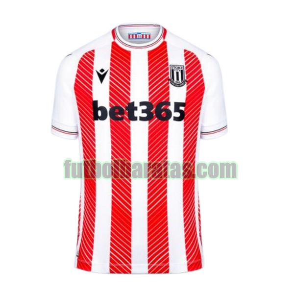 tailandia camiseta stoke city 2022 2023 rojo blanco primera