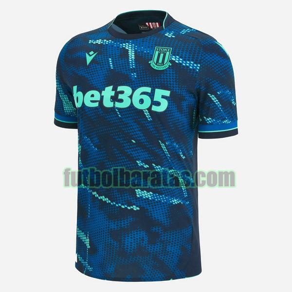 tailandia camiseta stoke city 2023 2024 azul segunda