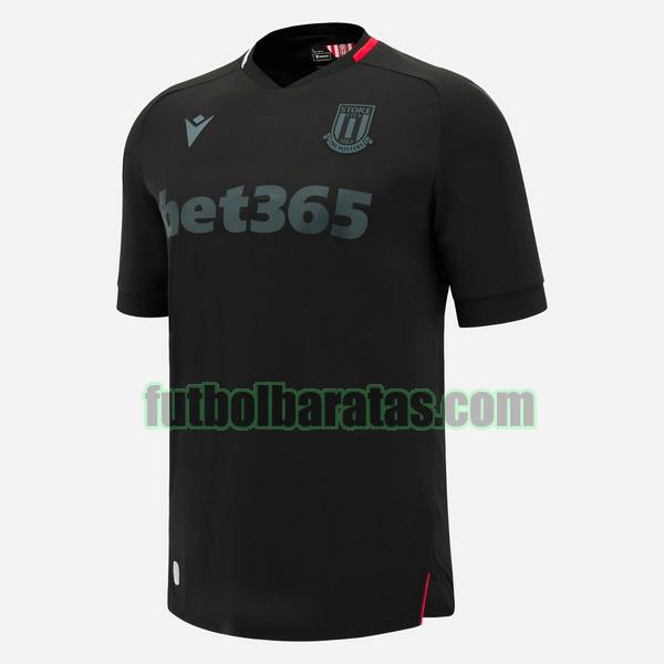 tailandia camiseta stoke city 2024 2025 negro segunda
