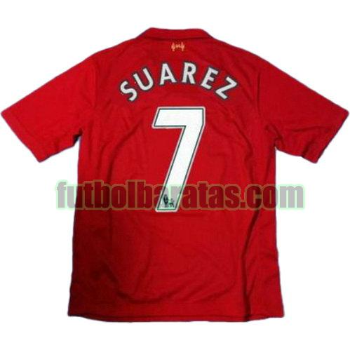 tailandia camiseta suarez 7 liverpool 2012-2013 primera equipacion