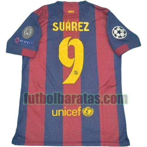 tailandia camiseta suarez 9 barcelona 2014-2015 primera equipacion