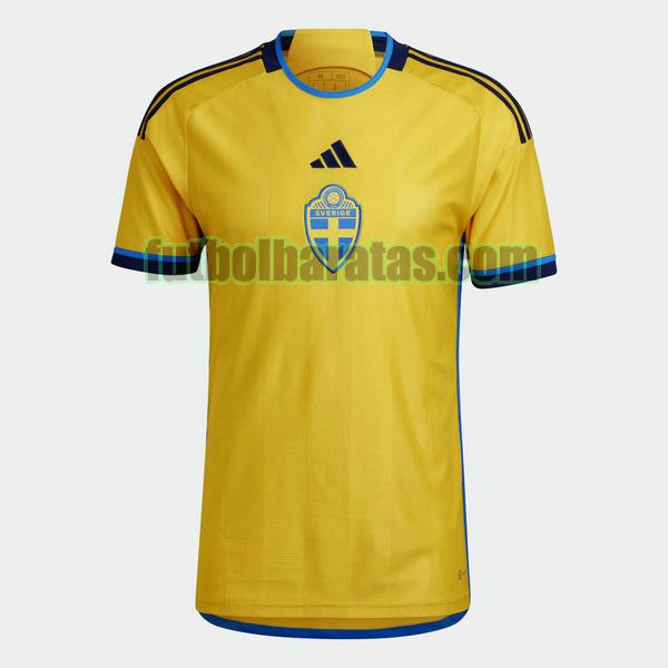 tailandia camiseta suecia 2022 amarillo primera