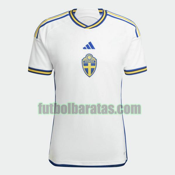 tailandia camiseta suecia 2022 blanco segunda