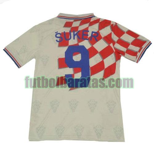 tailandia camiseta suker 9 croacia 1998 primera equipacion