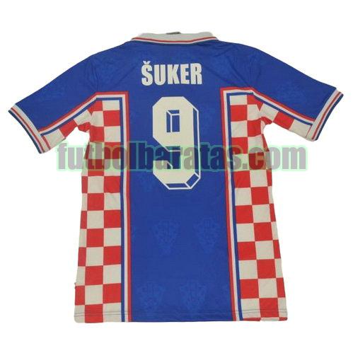 tailandia camiseta suker 9 croacia 1998 segunda equipacion