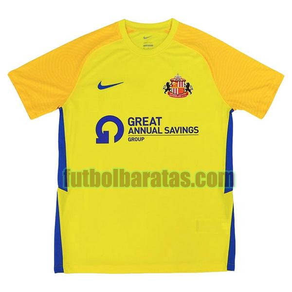 tailandia camiseta sunderland 2021 2022 amarillo segunda