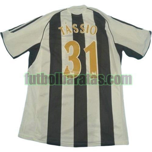 tailandia camiseta tassio 31 newcastle united 2005-2006 primera equipacion
