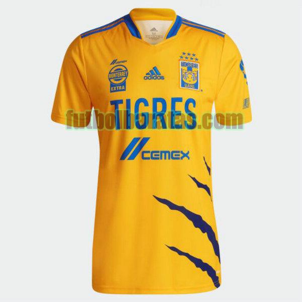 tailandia camiseta tigres 2021 2022 amarillo primera