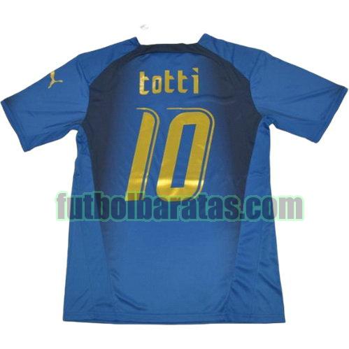 tailandia camiseta totti 10 italia copa mundial 2006 primera equipacion
