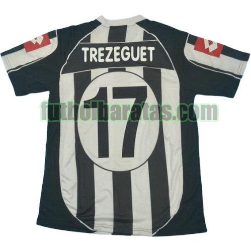 tailandia camiseta trezeguet 17 juventus 2002-2003 primera equipacion