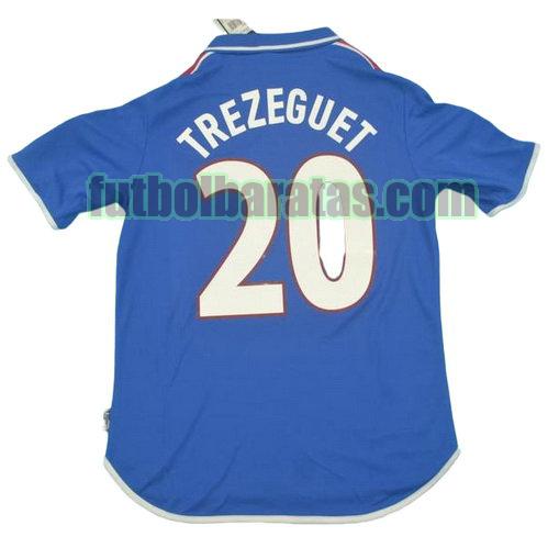 tailandia camiseta trezeguet 20 francia 2000 primera equipacion