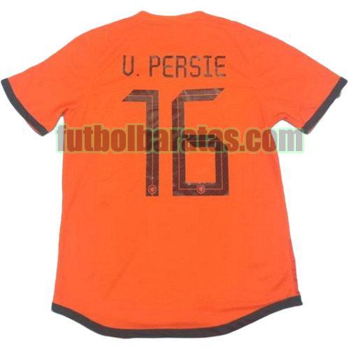 tailandia camiseta u.persie 76 países bajos 2012 primera equipacion