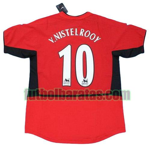 tailandia camiseta v.nistelrooy 10 manchester united 2002-2004 primera equipacion