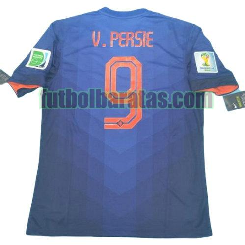 tailandia camiseta v.persie 9 países bajos copa mundial 2014 segunda equipacion